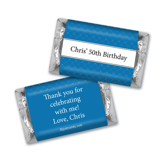 Birthday Personalized Hershey's Miniatures Dotted Criss Cross