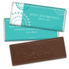 Birthday Personalized Embossed Chocolate Bar Dotted Whirls