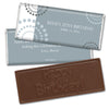 Birthday Personalized Embossed Chocolate Bar Dotted Whirls