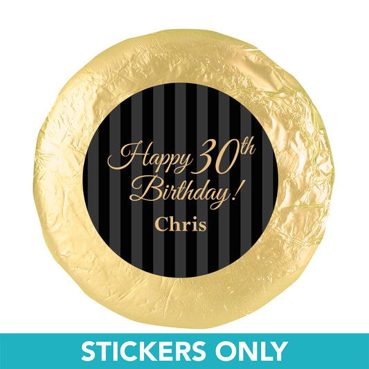 Personalized 30th Birthday 1.25" Stickers (48 Stickers)