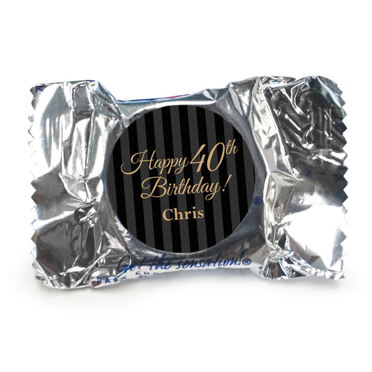 Personalized 40th Birthday Peppermint Patties - pack of 70