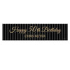 Personalized Birthday 50th Regal Pinstripe 5 Ft. Banner