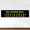 Personalized Birthday Candles 5 Ft. Banner