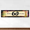 Personalized Birthday Confetti 60th 5 Ft. Banner