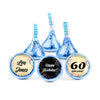 Personalized Milestone 60th Birthday Confetti Hershey's Kisses