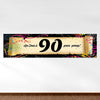 Personalized Birthday Confetti 90th 5 Ft. Banner