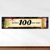 Personalized Birthday Confetti 100th 5 Ft. Banner