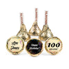 Personalized 100th Milestone Birthday Scroll Confetti Hershey's Kisses