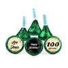 Personalized 100th Milestone Birthday Scroll Confetti Hershey's Kisses