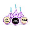 Personalized 100th Milestone Birthday Scroll Confetti Hershey's Kisses