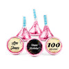 Personalized 100th Milestone Birthday Scroll Confetti Hershey's Kisses