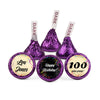 Personalized 100th Milestone Birthday Scroll Confetti Hershey's Kisses