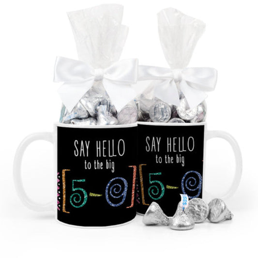 Birthday Big 5-0 11oz Mug with Hershey's Kisses