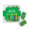 Personalized Birthday Candles JUST CANDY� favor cube with Sugar Sanded Gummy Bears