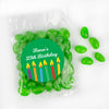 Personalized Birthday Candles Candy Bag with Jelly Beans