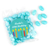 Personalized Birthday Candles Candy Bag with Jelly Beans