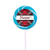 Buffalo Plaid Personalized 2" Lollipops (24 Pack)