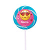 Emojis Pink Personalized 2" Lollipops (24 Pack)