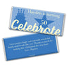 Personalized Milestone Birthday Let's Celebrate Hershey's Milk Chocolate Bar & Wrapper