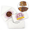 Personalized Birthday Confetti Burst Gourmet Infused Belgian Chocolate Bars (3.5oz)