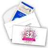 Deluxe Personalized Birthday Confetti Burst Lindt Chocolate Bar in Gift Box (3.5oz)