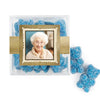 Personalized Milestones 100th Birthday Years in the Making JUST CANDY� favor cube with Sugar Sanded Gummy Bears