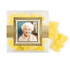 Personalized Milestones 100th Birthday Years in the Making JUST CANDY� favor cube with Sugar Sanded Gummy Bears