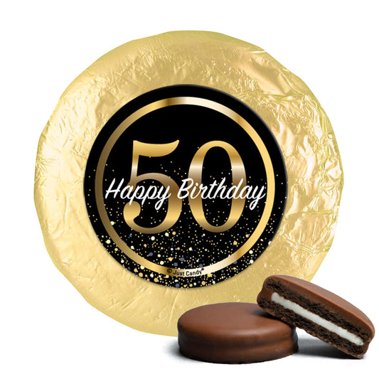 Milestone 50th Birthday Chocolate Covered Oreos Elegant Birthday Bash