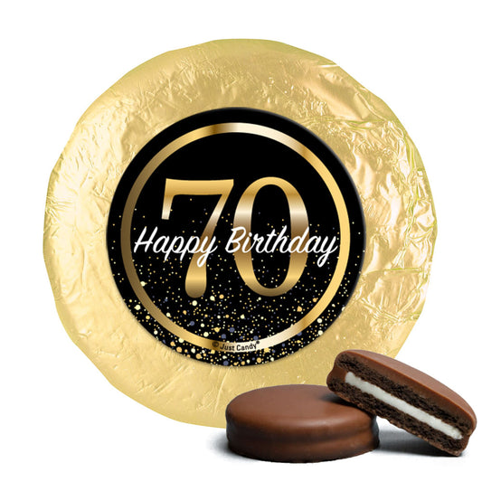 Milestone 70th Birthday Chocolate Covered Oreos Elegant Birthday Bash