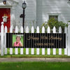 Personalized Birthday 50th Pinstripe Photo 5 Ft. Banner