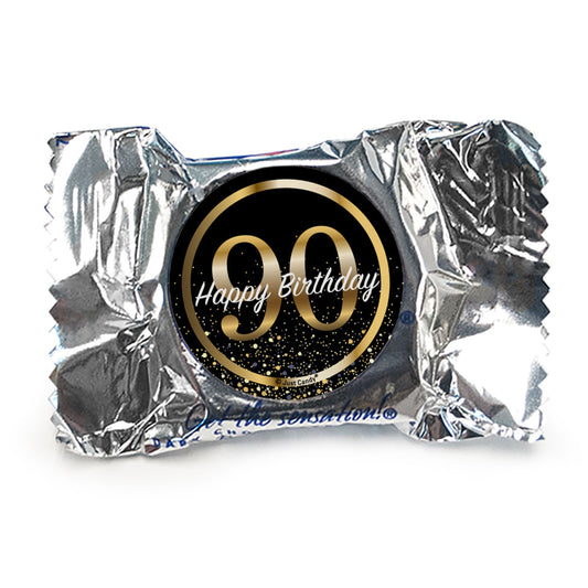 Milestone 90th Birthday York Peppermint Patties - Elegant Birthday Bash - pack of 70