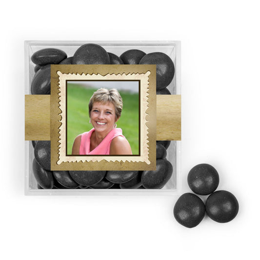 Personalized Milestone 50th Birthday Years in the Making JUST CANDY� favor cube with Just Candy Milk Chocolate Minis