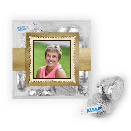 Personalized Milestone 50th Birthday Years in the Making JUST CANDY� favor cube with Hershey's Kisses