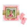 Personalized Milestones 50th Birthday Years in the Making JUST CANDY� favor cube with Sugar Sanded Gummy Bears