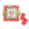 Personalized Milestones 70th Birthday Years in the Making JUST CANDY� favor cube with Sugar Sanded Gummy Bears