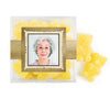 Personalized Milestones 70th Birthday Years in the Making JUST CANDY� favor cube with Sugar Sanded Gummy Bears