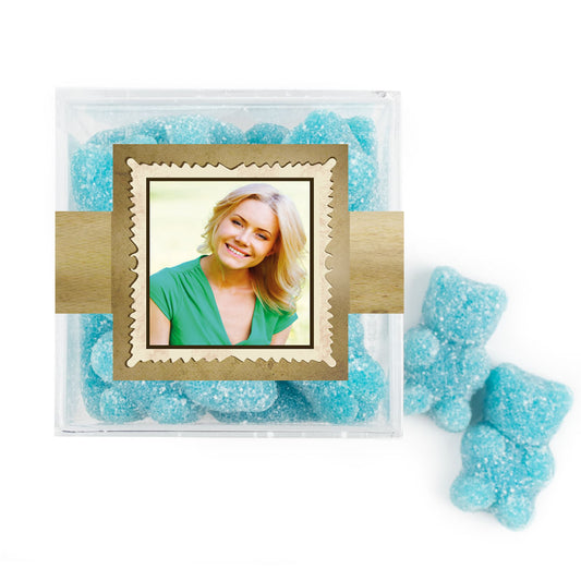 Personalized Milestones 30th Birthday Years in the Making JUST CANDY� favor cube with Sugar Sanded Gummy Bears