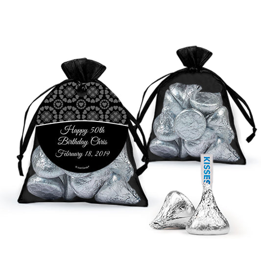 Personalized Birthday KaleidoscopeHershey's Kisses Organza Bag with Gift Tag