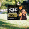 80th Birthday Yard Sign Personalized - Aged to Perfection with Photo