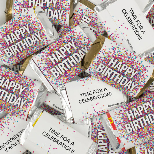 Happy Birthday Wrapped Hershey's Miniatures