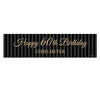 Personalized Birthday 60th Regal Stripes 5 Ft. Banner