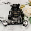 Personalized Milestone Lindt Truffle Organza Bag- Pinstripes 70th