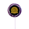 Milestones Personalized Small Swirly Pop 40th Birthday Favors (24 Pack)