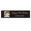 Personalized Birthday 60th Pinstripe Photo 5 Ft. Banner