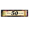 Personalized Birthday Confetti 50th 5 Ft. Banner