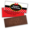 Birthday Personalized Hershey's Milk Chocolate Bar Minnie Mouse Theme