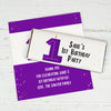 Personalized 1st Birthday Party Chocolate Bar Wrappers