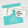 Personalized 1st Birthday Party Chocolate Bar Wrappers