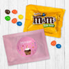 Personalized First Birthday Cupcake Chocolate M&Ms Favor Bag