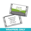 Birthday Personalized Hershey's Miniatures Wrappers Fancy Bow & Stripes